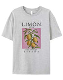 Lemon Botanical Print T-Shirt