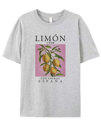 Lemon Botanical Print T-Shirt