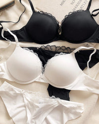 Romantic Lace Comfortable Sexy Push-Up Bra Set
