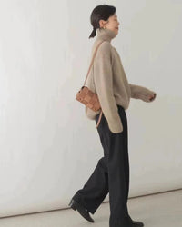 Oversized Turtleneck Cashmere Sweater