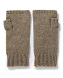 Wool Fingerless Thumb Hole Mittens