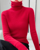 Cashmere Turtleneck Slim-Fit Pullover Sweater