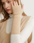 Fine-Knit Cashmere Arm Warmers
