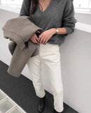 Cashmere Loose V-Neck Sweater