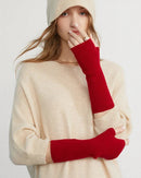 Fine-Knit Cashmere Arm Warmers