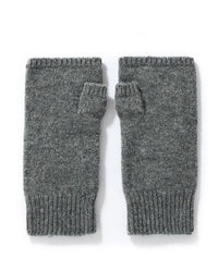 Wool Fingerless Thumb Hole Mittens
