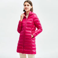 Ultralight Thin Long Puffer Coat