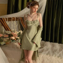 Satin Night Dress & Robe Set