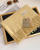 Thick Faux-Cashmere Shawl