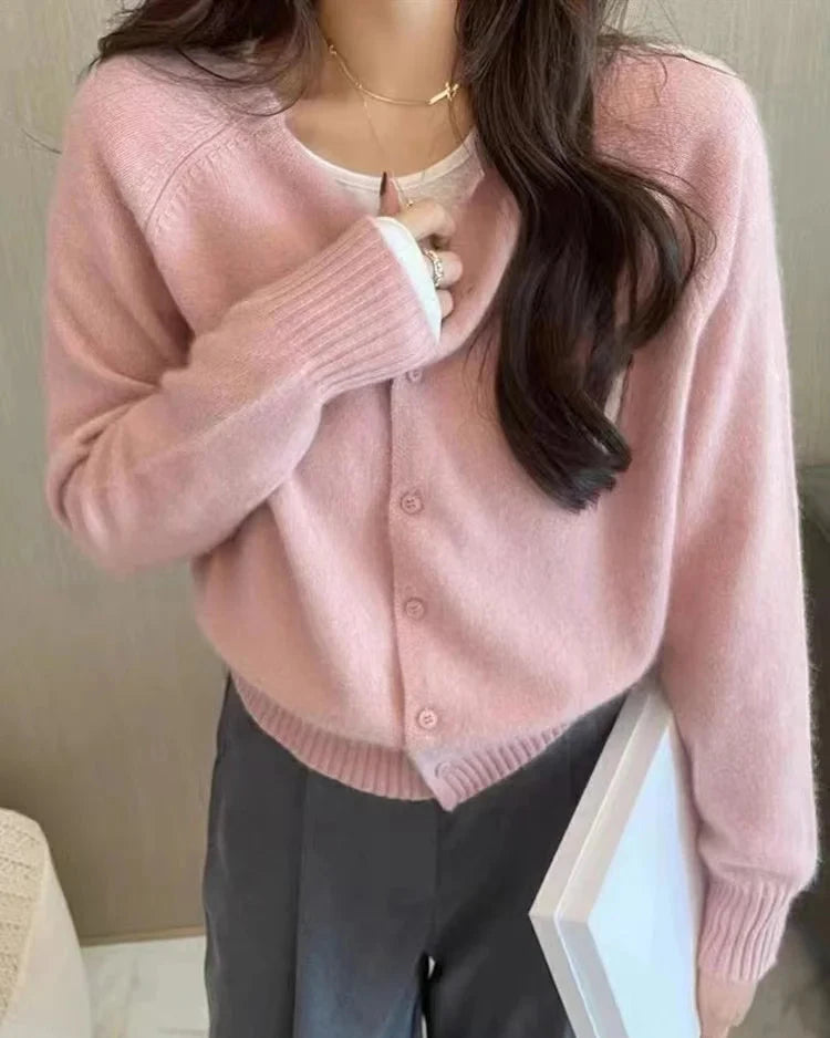 Women’s Cashmere Button Front Cardigan
