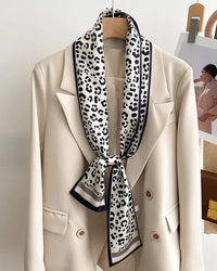 Women's Printed Silk Scarf & Shawl
