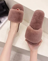 Fuzzy House Slippers