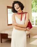 Cashmere V-Neck Slip Dress