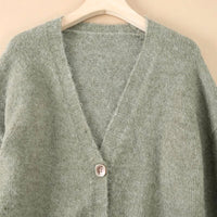 Wool Blend Soft Knitted Short Cardigan