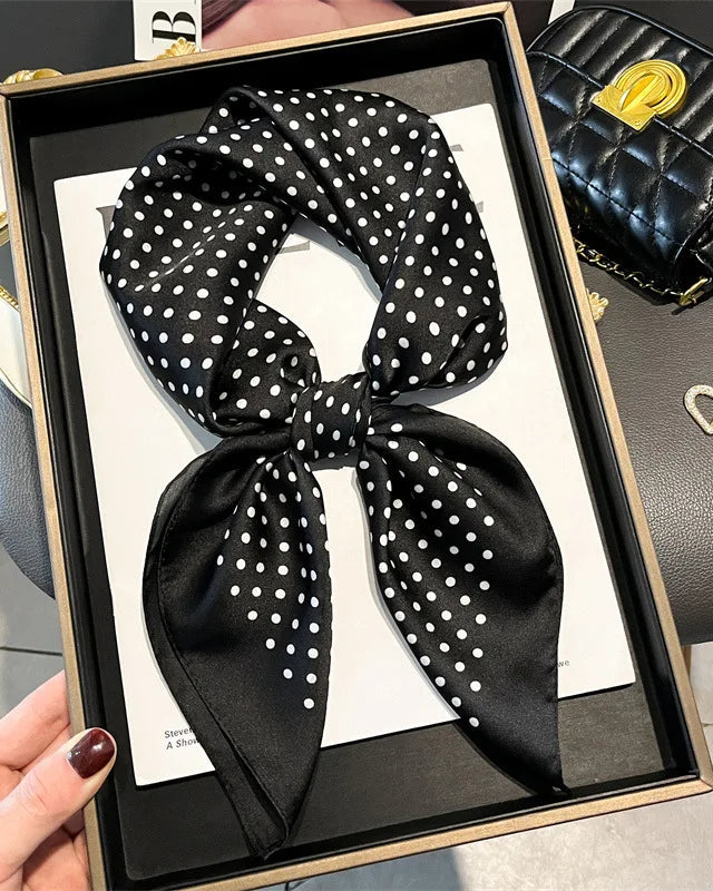 Multifunction Paisley Square Silk Scarf