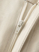 High Waist Linen Wide Leg Pants