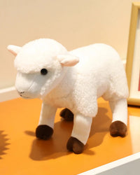 Lifelike Sheep Plush Stuffed Animal Toy