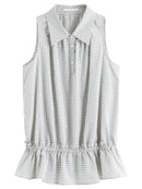 Ruching Detail Textured Blouse