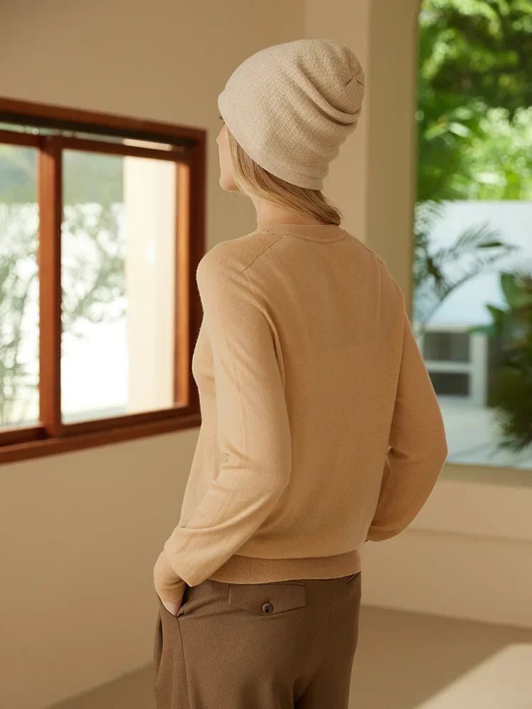 Cashmere Double Layers Beanie