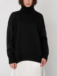 Turtleneck Oversized Pullover Sweater