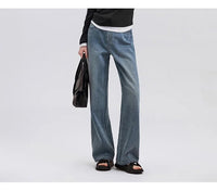 Heightening Flesh-hiding Wide-leg Trousers