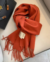 Fringed Wool Scarf