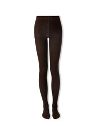 Ribbed Knit Wool Blend Tights