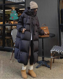 Women's Long Hooded Puffer Coat