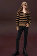 Christmas Striped Pullover Sweater