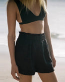 Versatile High-Waisted Stretch Shorts
