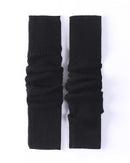 Wool Cashmere Knit Leg Warmers