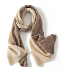 Cashmere Knitted Patchwork Colorful Scarf