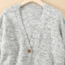 Wool Blend Soft Knitted Short Cardigan