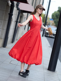 New Sleeveless Bud Chic Vest Long Dress