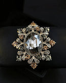 Exquisite Vintage Crystal Brooch