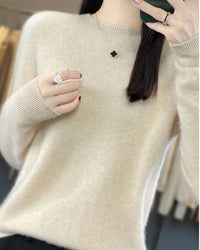 Extrafine Merino Wool Round-Neck Sweater