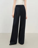 Retro Loose-Fitting Pleated Wide-Leg Casual Pants