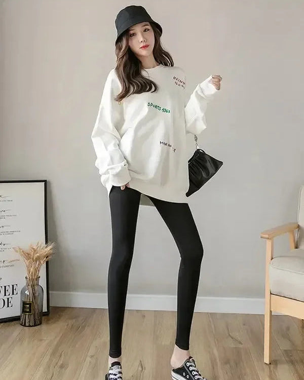 Cotton Mid-Calf Leggings
