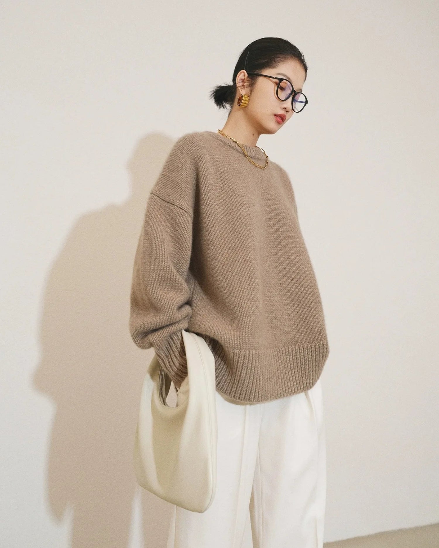 Round Neck Wool Sweater