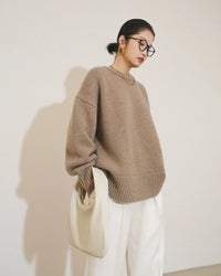 Round Neck Wool Sweater