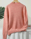 Thick Merino Wool Mock Neck Sweater