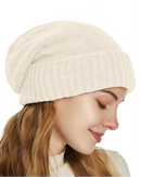 Satin-Lined Cashmere Beanie
