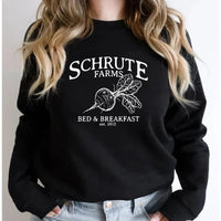 Schrute Farms Long Sleeve Pullover Sweatshirt