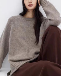 Relaxed Raglan Cashmere Sweater