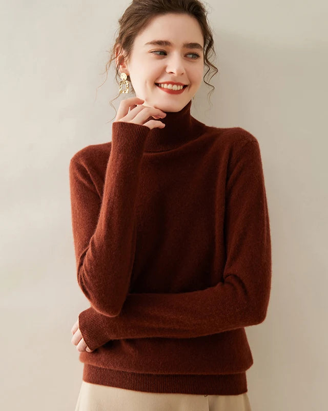 Classic Cashmere Turtleneck Sweater