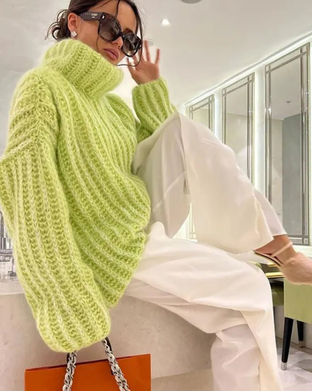 Designers' Oversized Turtleneck Sweater