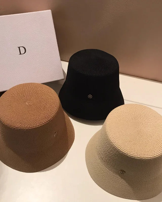 Solid Polyester Casual Bucket Hat