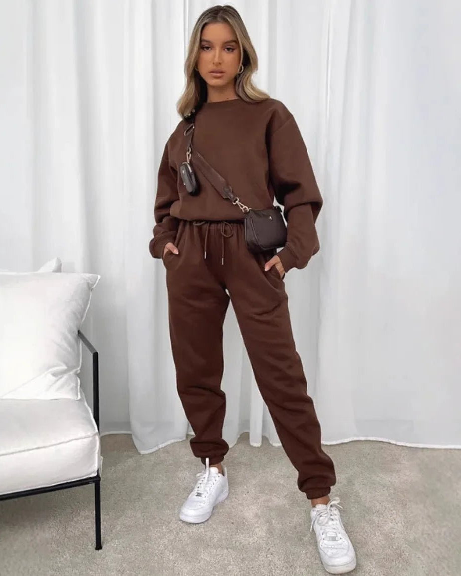 Thicken Sweatshirt & Pants Set