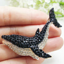 Stylish Retro-Style Dolphin Brooch