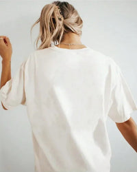 Aesthetic Berry Print Casual Cotton Top